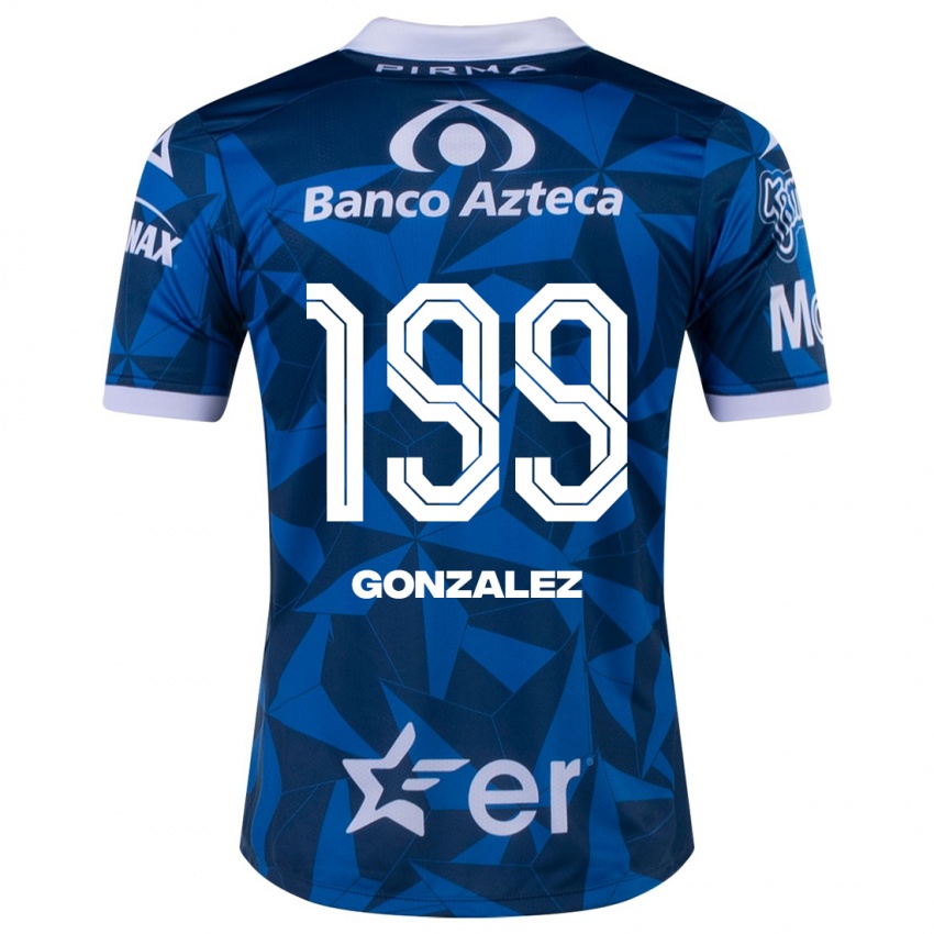 Kinder Samuel González #199 Blau Auswärtstrikot Trikot 2023/24 T-Shirt