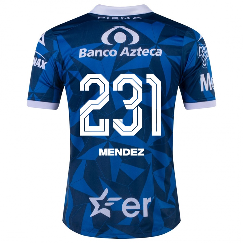 Kinder Alejandro Méndez #231 Blau Auswärtstrikot Trikot 2023/24 T-Shirt