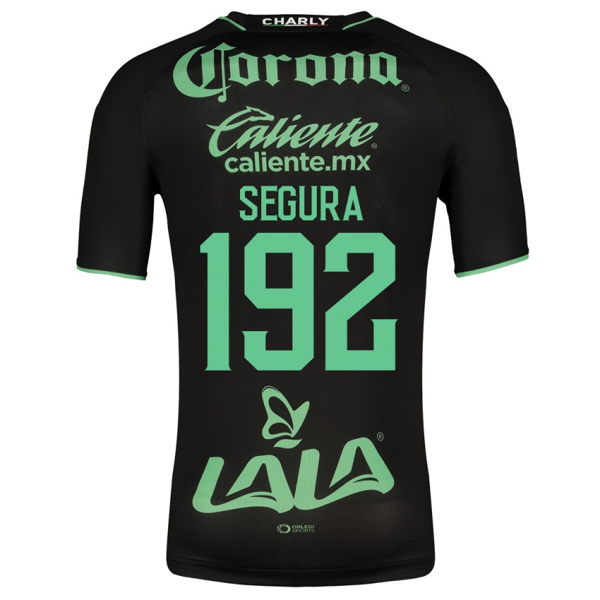 Kinder Gustavo Segura #192 Schwarz Auswärtstrikot Trikot 2023/24 T-Shirt