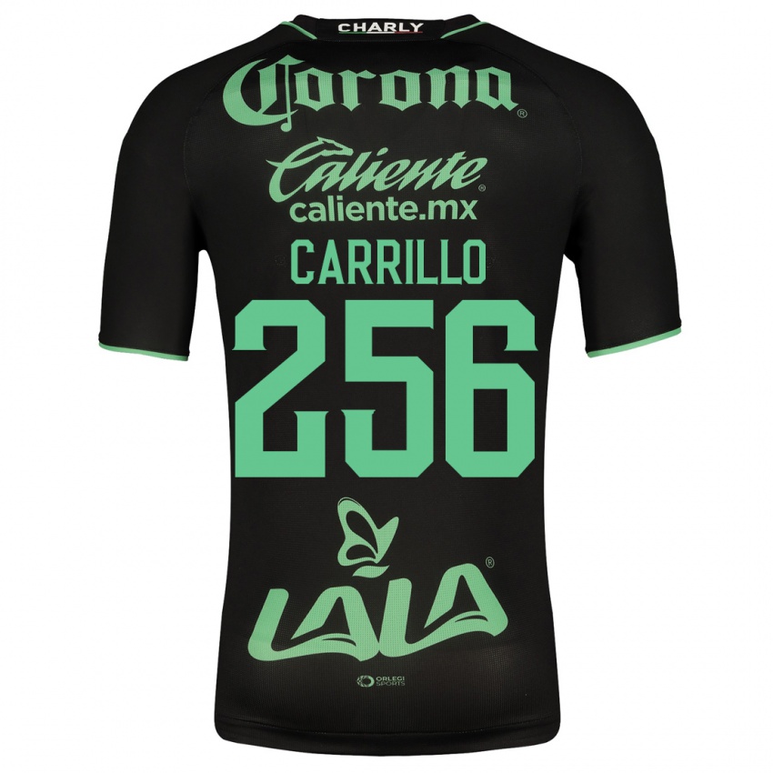 Kinder Stéphano Carrillo #256 Schwarz Auswärtstrikot Trikot 2023/24 T-Shirt