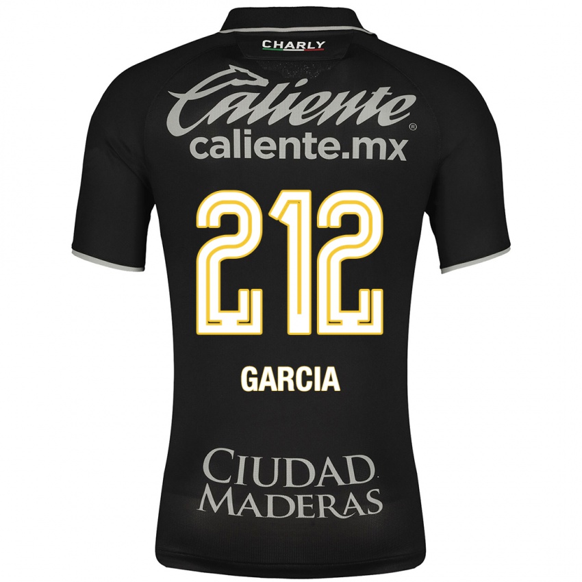 Kinder Óscar García #212 Schwarz Auswärtstrikot Trikot 2023/24 T-Shirt