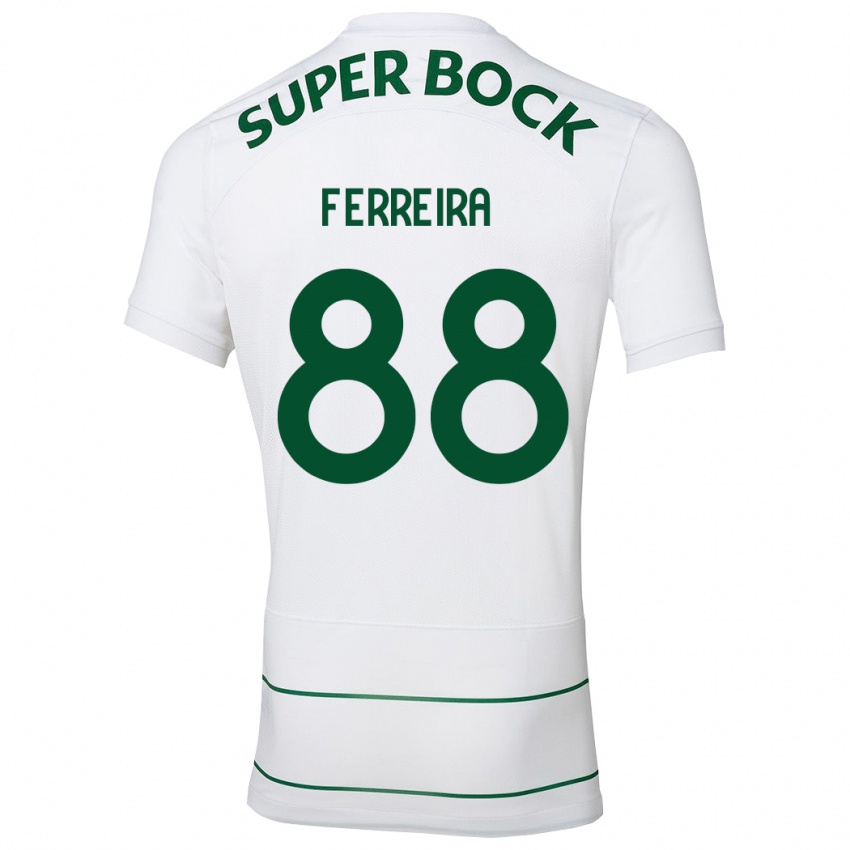 Kinder Tiago Ferreira #88 Weiß Auswärtstrikot Trikot 2023/24 T-Shirt