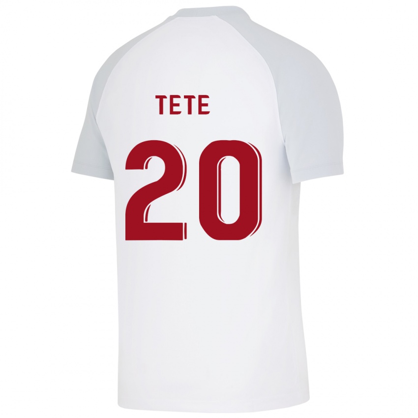 Kinder Tete #20 Weiß Auswärtstrikot Trikot 2023/24 T-Shirt