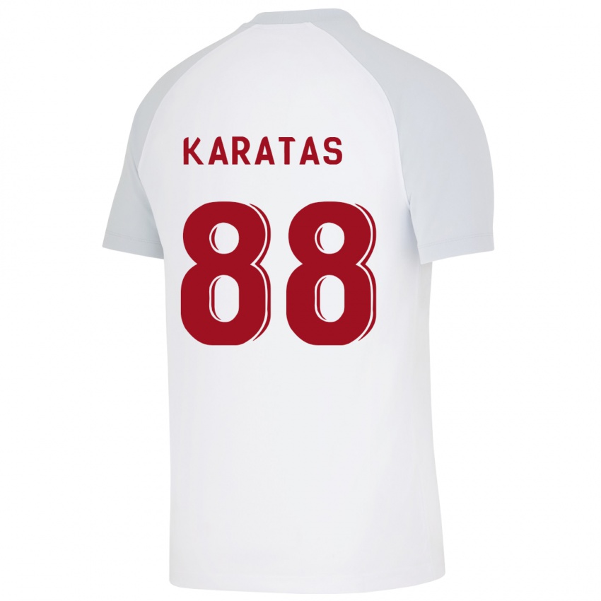 Kinder Kazımcan Karataş #88 Weiß Auswärtstrikot Trikot 2023/24 T-Shirt