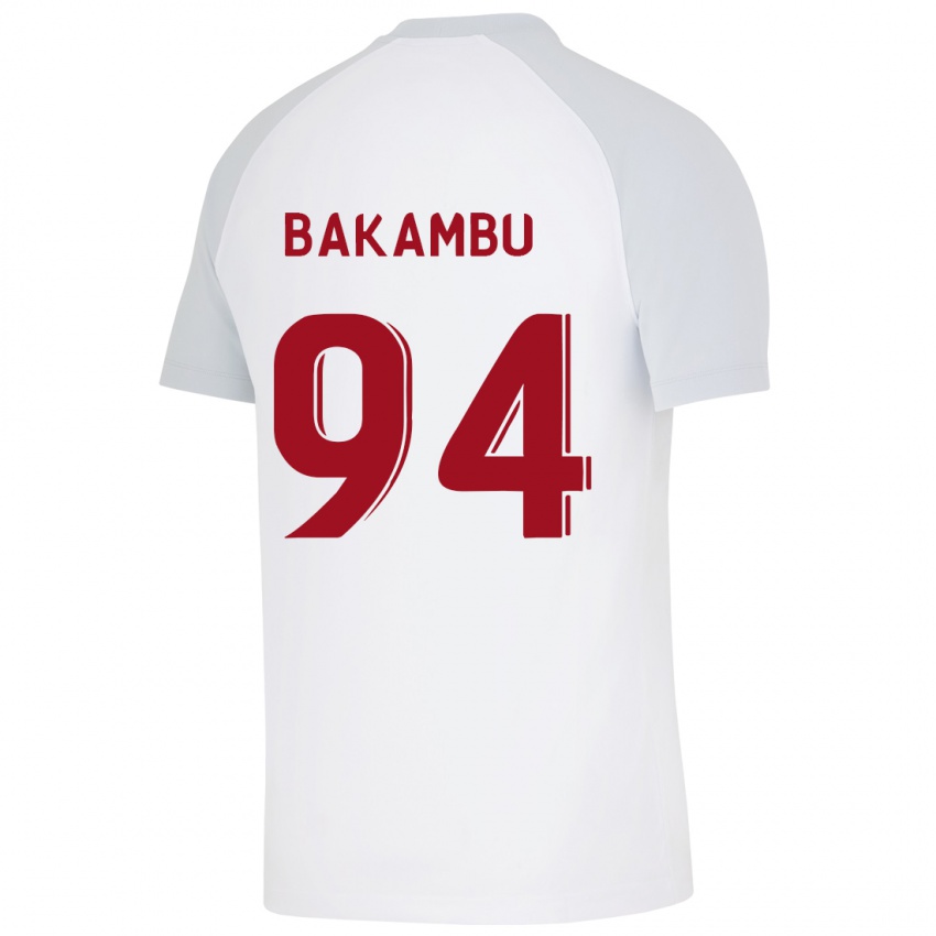 Kinder Cedric Bakambu #94 Weiß Auswärtstrikot Trikot 2023/24 T-Shirt
