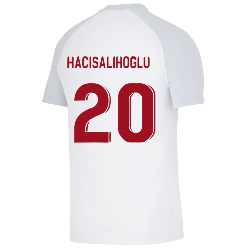 Kinder Arda Hacisalihoglu #20 Weiß Auswärtstrikot Trikot 2023/24 T-Shirt