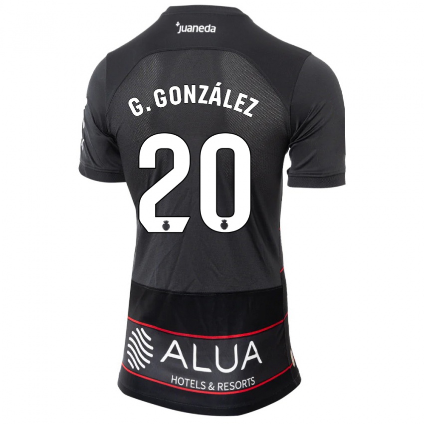 Kinder Giovanni González #20 Schwarz Auswärtstrikot Trikot 2023/24 T-Shirt