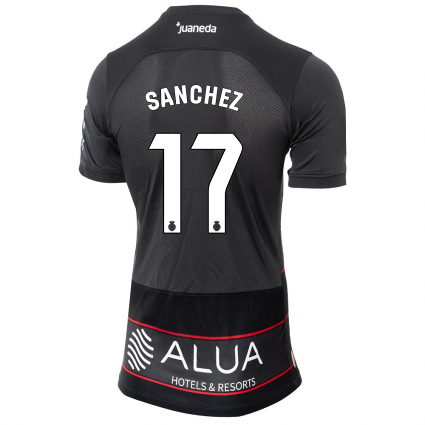 Kinder Avelino Sánchez #17 Schwarz Auswärtstrikot Trikot 2023/24 T-Shirt