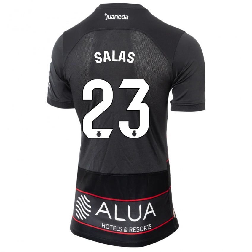 Kinder Jan Salas #23 Schwarz Auswärtstrikot Trikot 2023/24 T-Shirt