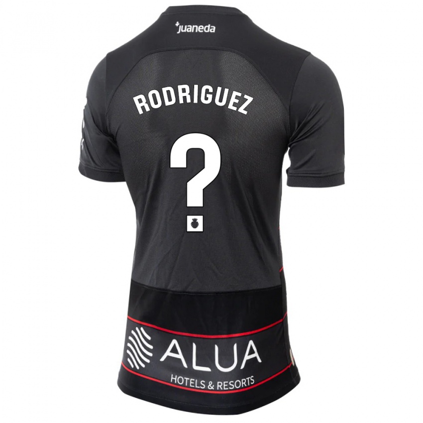 Kinder Gabriel Rodríguez #0 Schwarz Auswärtstrikot Trikot 2023/24 T-Shirt