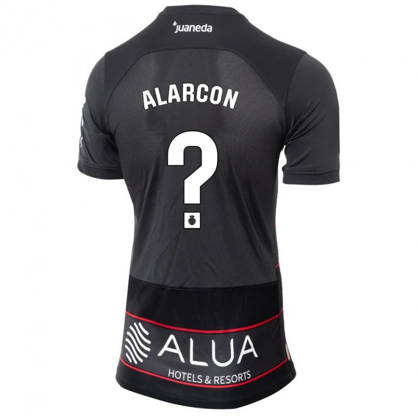 Kinder Raúl Alarcón #0 Schwarz Auswärtstrikot Trikot 2023/24 T-Shirt