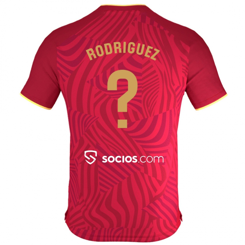 Kinder Carlos Rodríguez #30 Rot Auswärtstrikot Trikot 2023/24 T-Shirt
