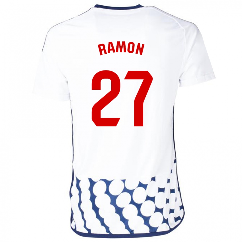 Kinder Pablo Ramón #27 Weiß Auswärtstrikot Trikot 2023/24 T-Shirt