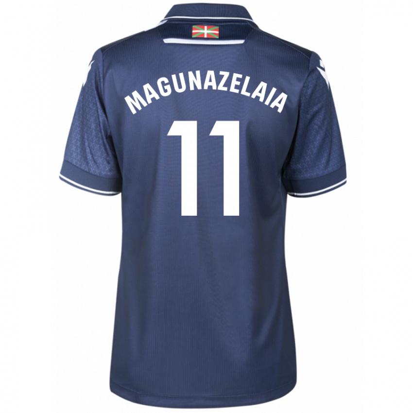 Kinder Jon Magunazelaia #11 Marine Auswärtstrikot Trikot 2023/24 T-Shirt