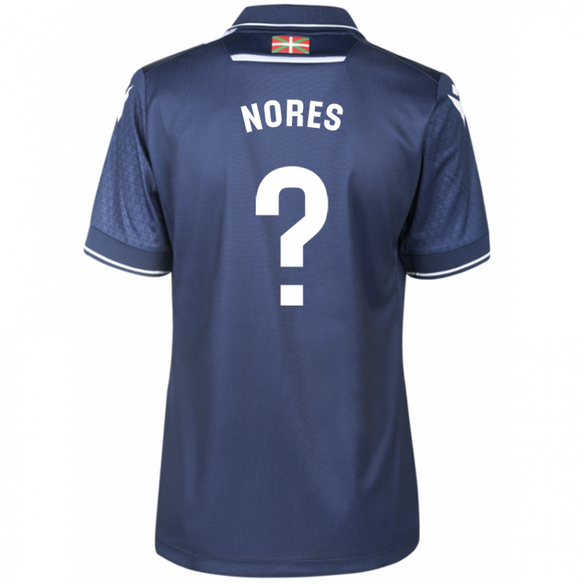 Kinder Alejandro Nores #0 Marine Auswärtstrikot Trikot 2023/24 T-Shirt
