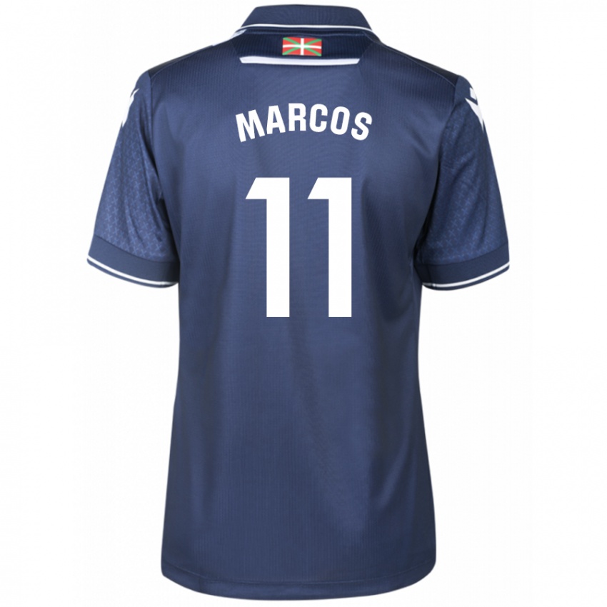 Kinder Cecilia Marcos Nabal #11 Marine Auswärtstrikot Trikot 2023/24 T-Shirt