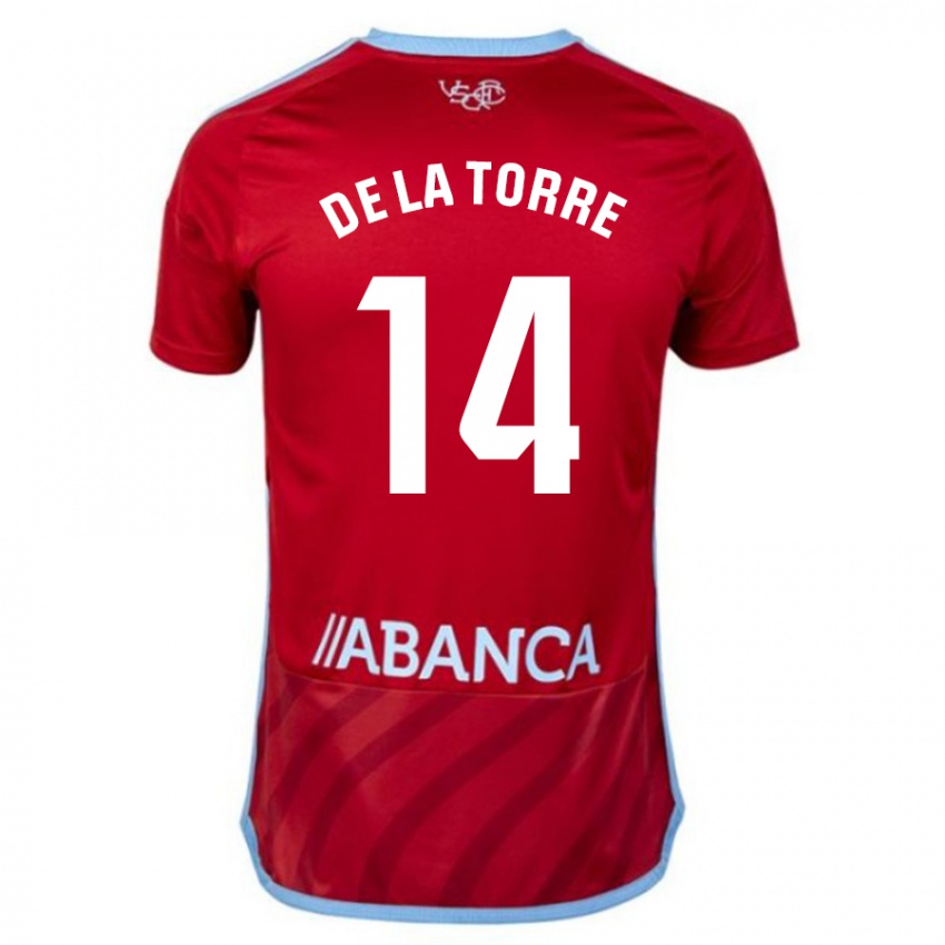 Kinder Luca De La Torre #14 Rot Auswärtstrikot Trikot 2023/24 T-Shirt