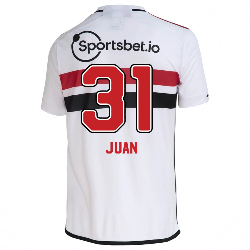 Herren Juan #31 Weiß Heimtrikot Trikot 2023/24 T-Shirt