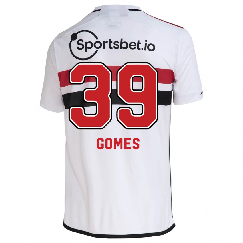 Herren William Gomes #39 Weiß Heimtrikot Trikot 2023/24 T-Shirt