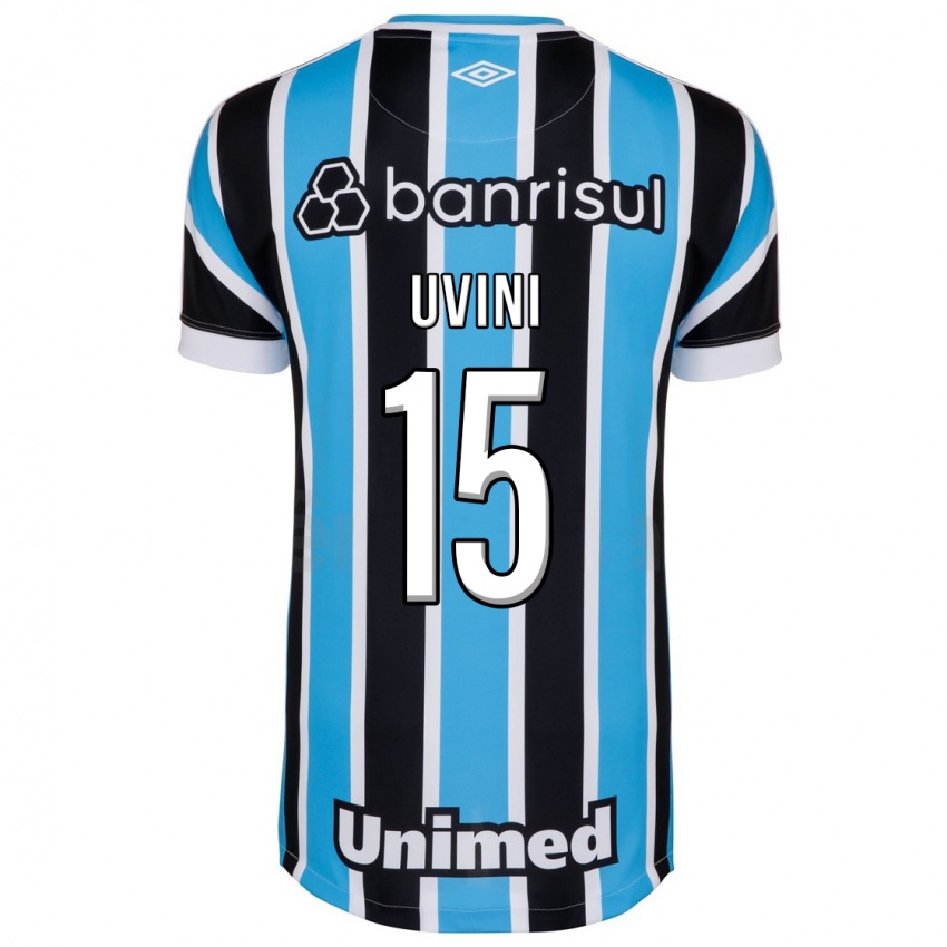 Herren Bruno Uvini #15 Blau Heimtrikot Trikot 2023/24 T-Shirt