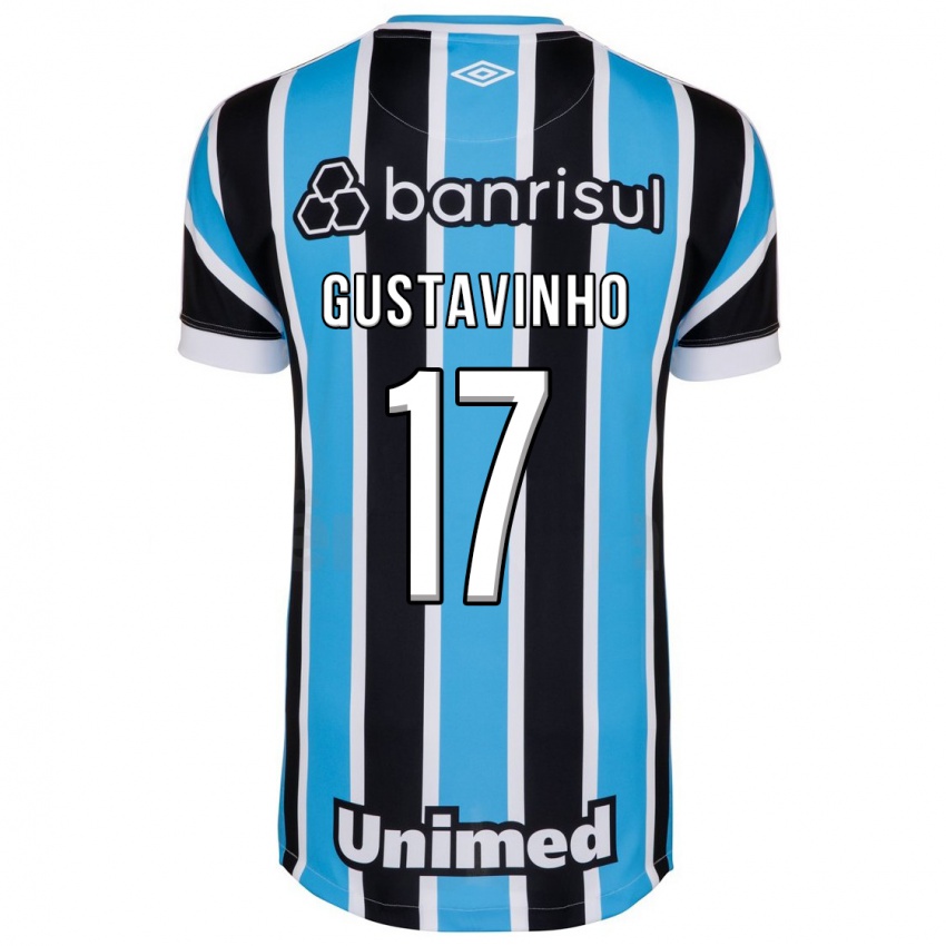 Herren Gustavinho #17 Blau Heimtrikot Trikot 2023/24 T-Shirt