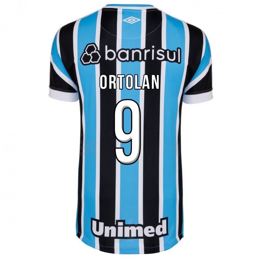 Herren Dani Ortolan #9 Blau Heimtrikot Trikot 2023/24 T-Shirt