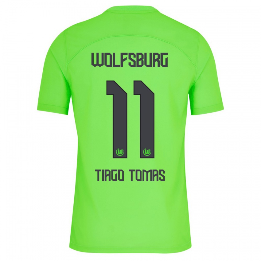 Herren Tiago Tomas #11 Grün Heimtrikot Trikot 2023/24 T-Shirt