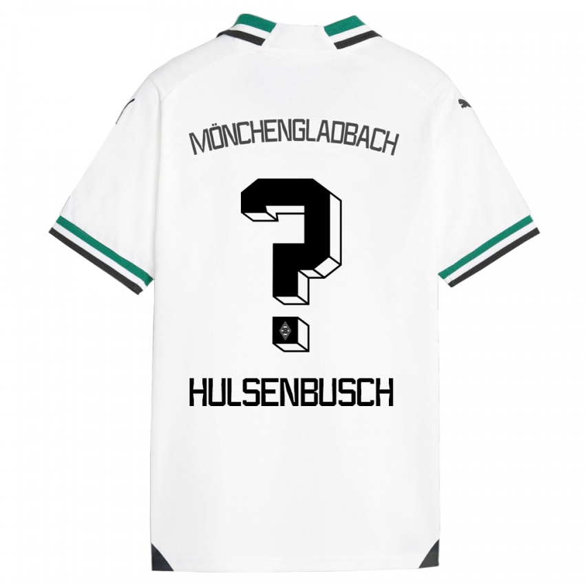 Herren Daniel Hülsenbusch #0 Weiß Grün Heimtrikot Trikot 2023/24 T-Shirt