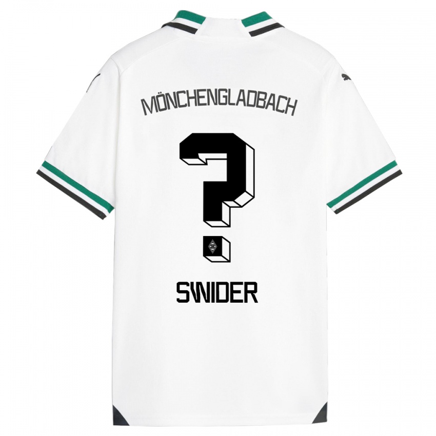 Herren Niklas Swider #0 Weiß Grün Heimtrikot Trikot 2023/24 T-Shirt