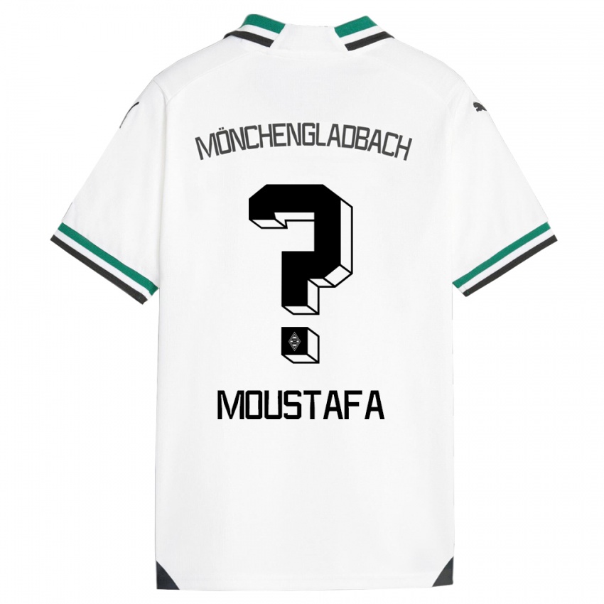 Herren Seif Ashraf Moustafa #0 Weiß Grün Heimtrikot Trikot 2023/24 T-Shirt