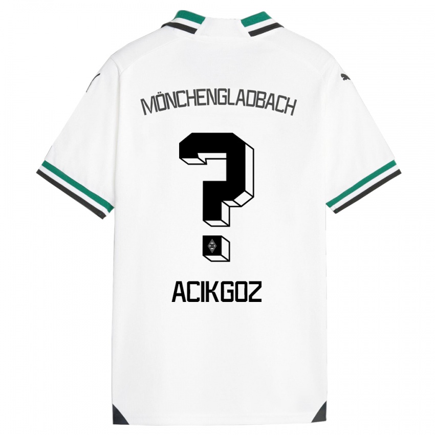 Herren Erdem Acikgöz #0 Weiß Grün Heimtrikot Trikot 2023/24 T-Shirt