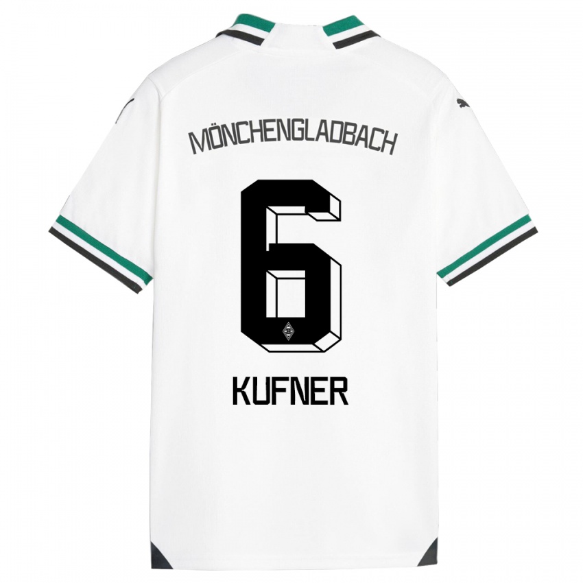 Herren Anne-Catherine Kufner #6 Weiß Grün Heimtrikot Trikot 2023/24 T-Shirt