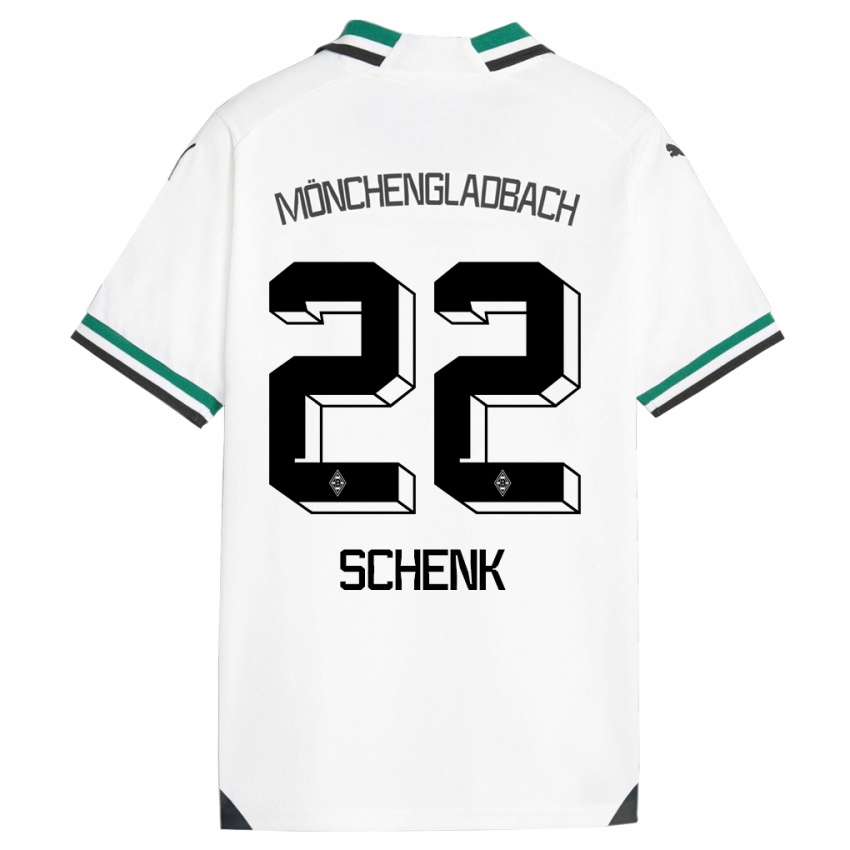 Herren Isabel Schenk #22 Weiß Grün Heimtrikot Trikot 2023/24 T-Shirt