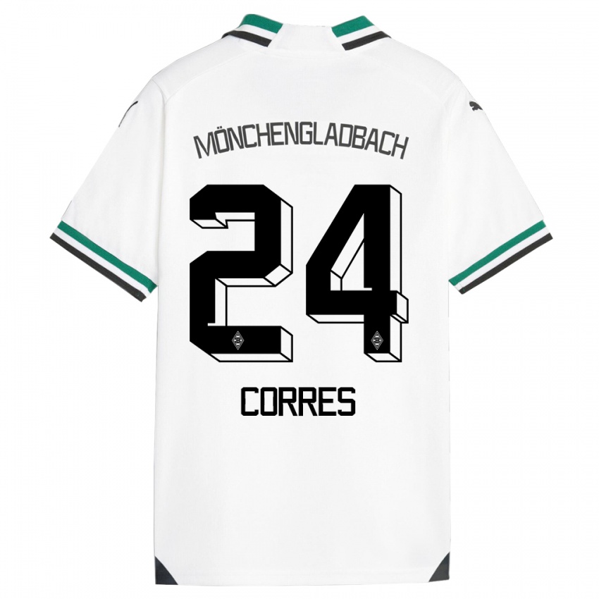 Herren Carolin Corres #24 Weiß Grün Heimtrikot Trikot 2023/24 T-Shirt