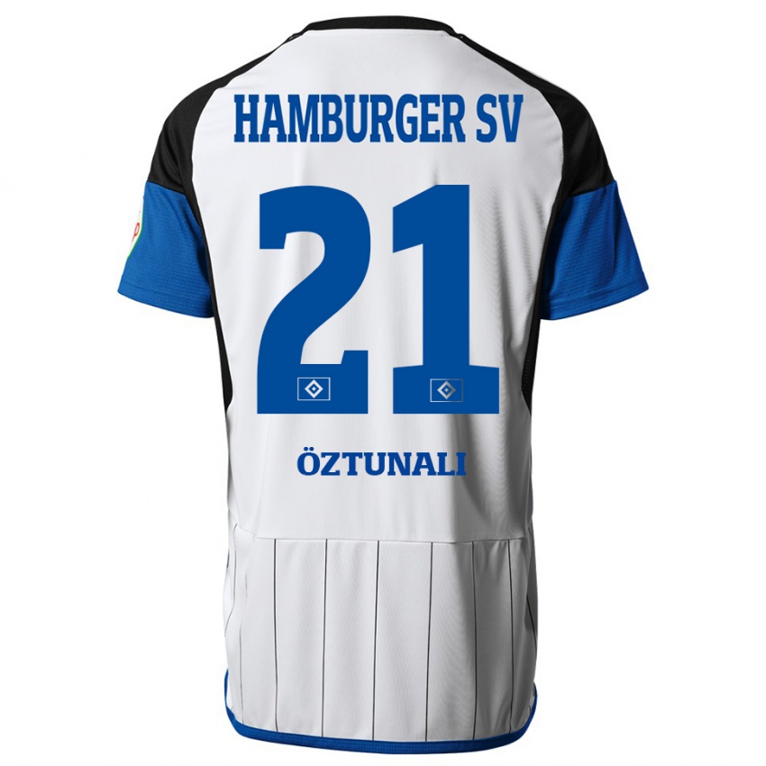 Herren Levin Öztunali #21 Weiß Heimtrikot Trikot 2023/24 T-Shirt