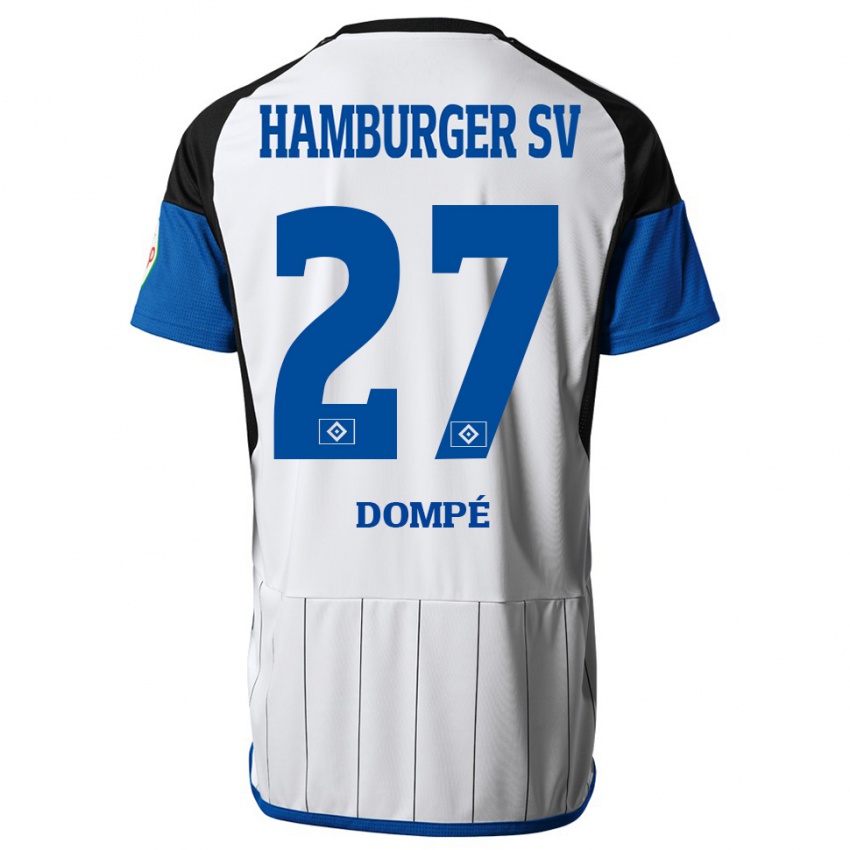 Herren Jean-Luc Dompé #27 Weiß Heimtrikot Trikot 2023/24 T-Shirt