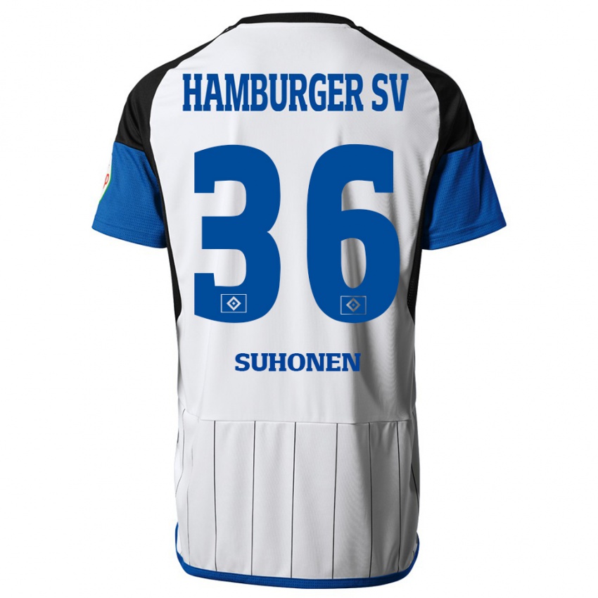 Herren Anssi Suhonen #36 Weiß Heimtrikot Trikot 2023/24 T-Shirt