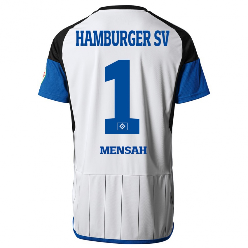 Herren Steven Mensah #1 Weiß Heimtrikot Trikot 2023/24 T-Shirt