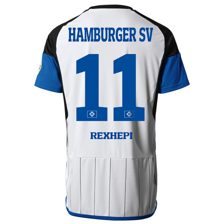 Herren Arlind Rexhepi #11 Weiß Heimtrikot Trikot 2023/24 T-Shirt