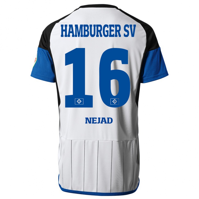 Herren Milad Nejad #16 Weiß Heimtrikot Trikot 2023/24 T-Shirt