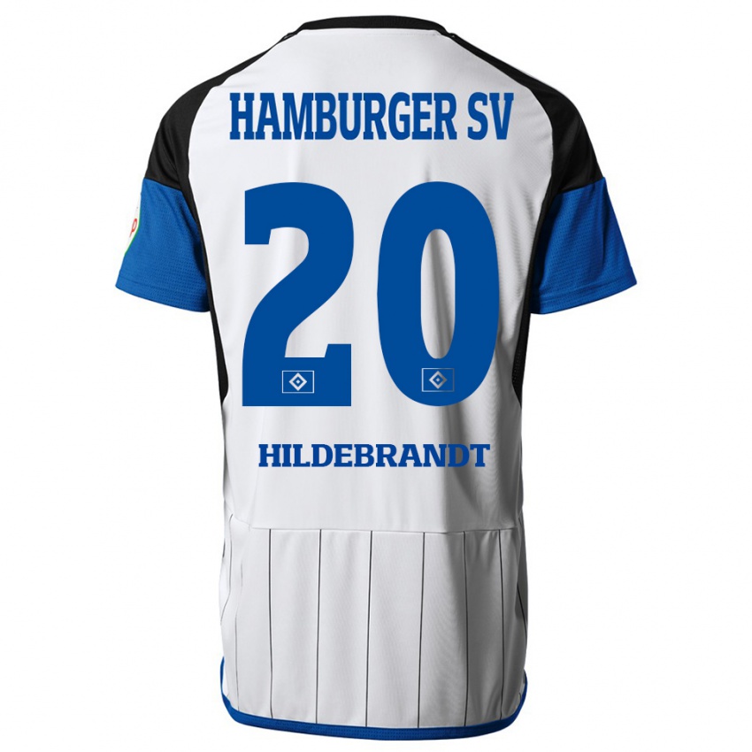 Herren Tjark Hildebrandt #20 Weiß Heimtrikot Trikot 2023/24 T-Shirt