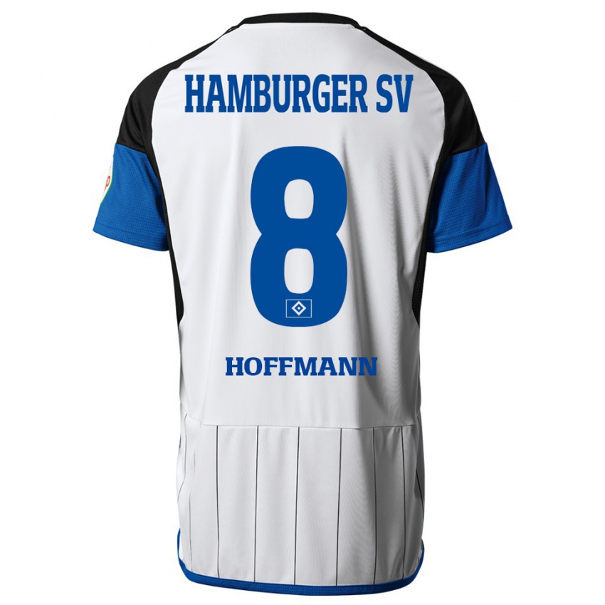 Herren Nick Hoffmann #8 Weiß Heimtrikot Trikot 2023/24 T-Shirt