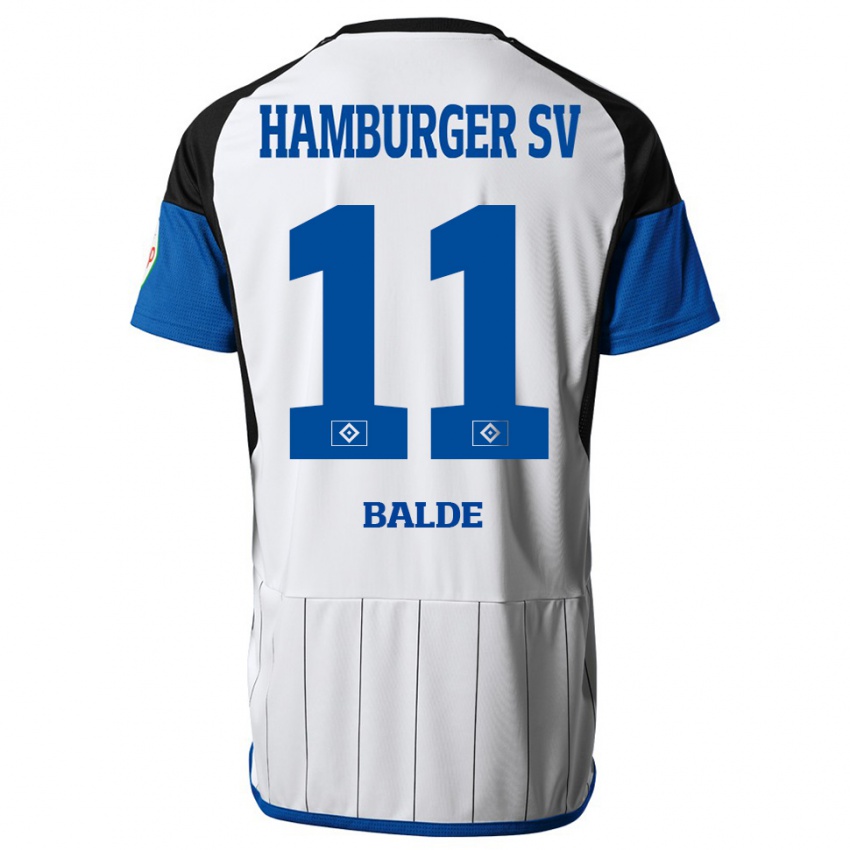 Herren Fabio Baldé #11 Weiß Heimtrikot Trikot 2023/24 T-Shirt