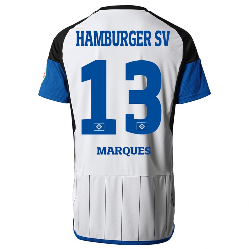 Herren Alex Da Graca Marques #13 Weiß Heimtrikot Trikot 2023/24 T-Shirt