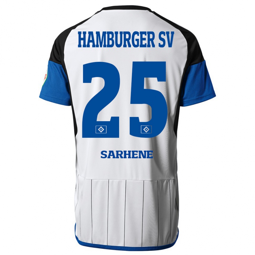 Herren Clement Nana-Sarhene #25 Weiß Heimtrikot Trikot 2023/24 T-Shirt