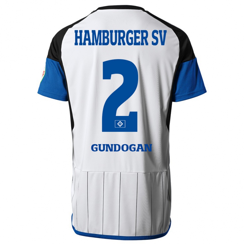 Herren Haci Gündogan #2 Weiß Heimtrikot Trikot 2023/24 T-Shirt