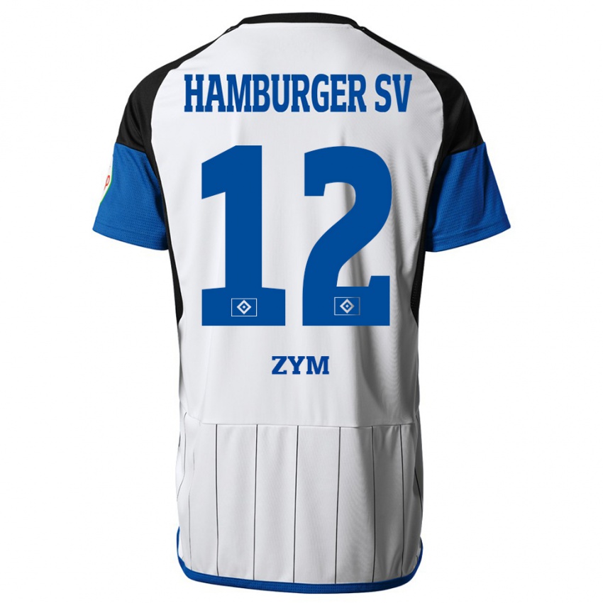 Herren Marcel Zym #12 Weiß Heimtrikot Trikot 2023/24 T-Shirt