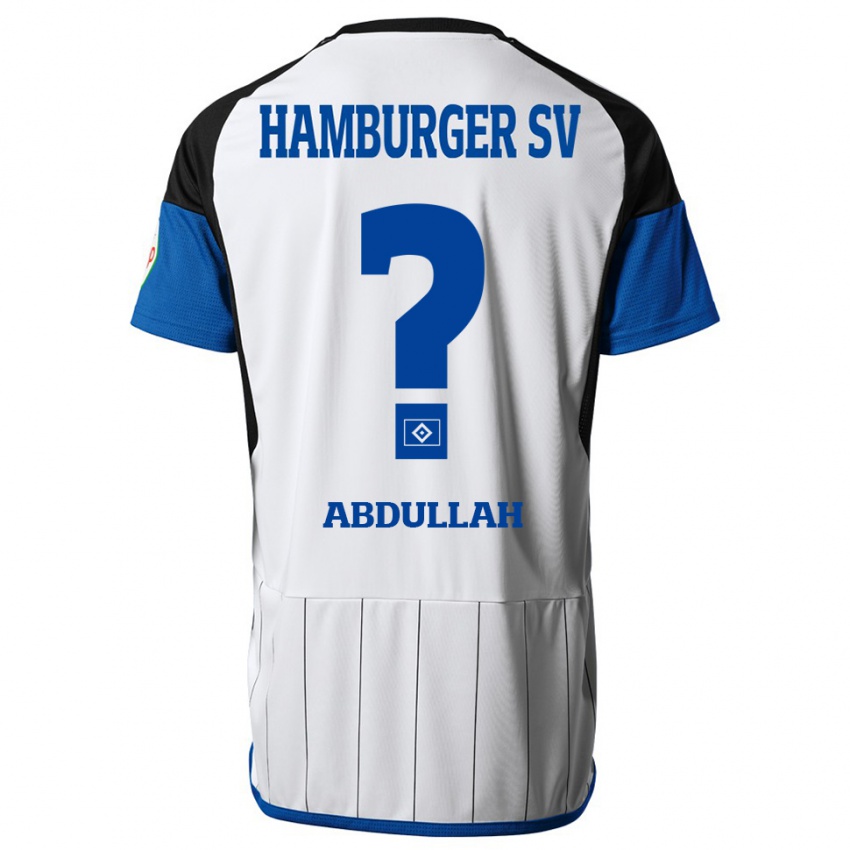 Herren Majeed Salo Abdullah #0 Weiß Heimtrikot Trikot 2023/24 T-Shirt