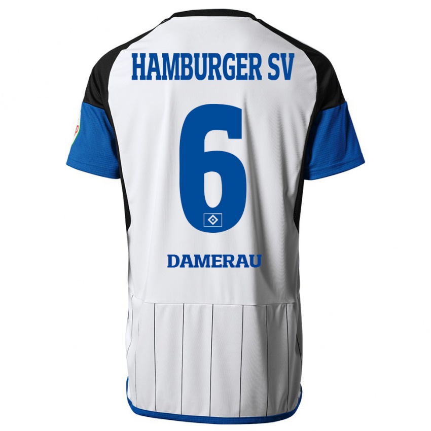 Herren Alexander Werner Damerau #6 Weiß Heimtrikot Trikot 2023/24 T-Shirt