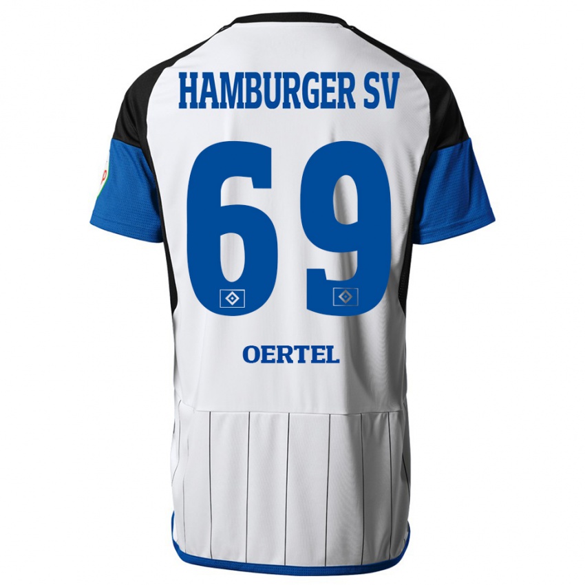 Herren Jan Oertel #69 Weiß Heimtrikot Trikot 2023/24 T-Shirt